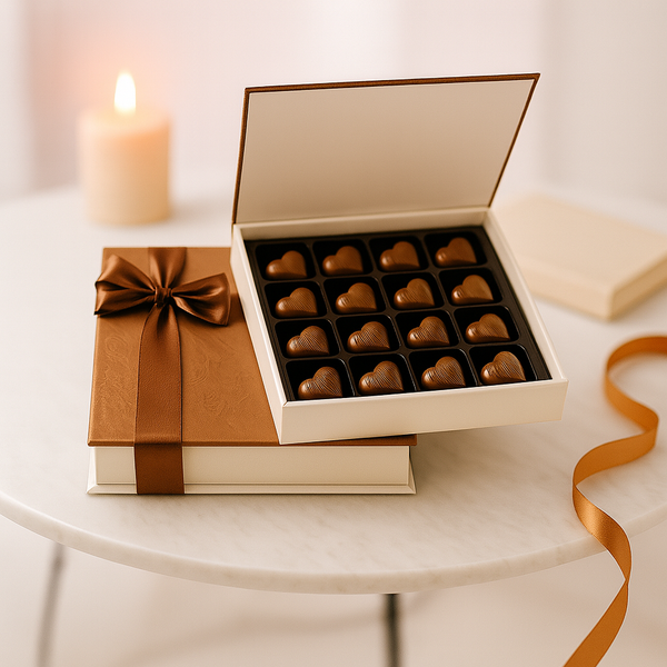 Luxury Heart-Shaped Gourmet Chocolates Box – Premium Gift Edition