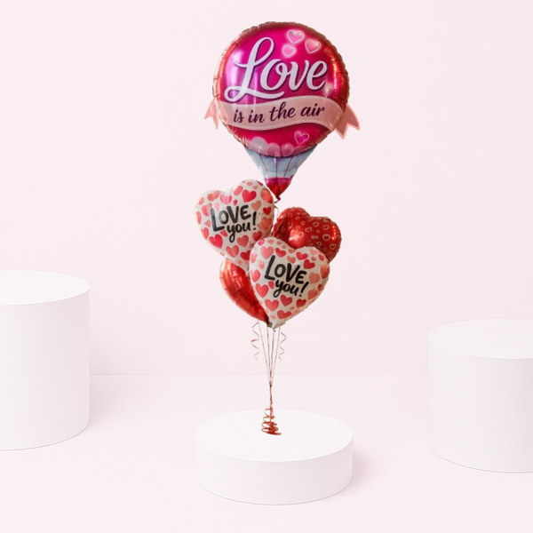 LOVE IS IN THE AIR - BALLOON BOUQUET