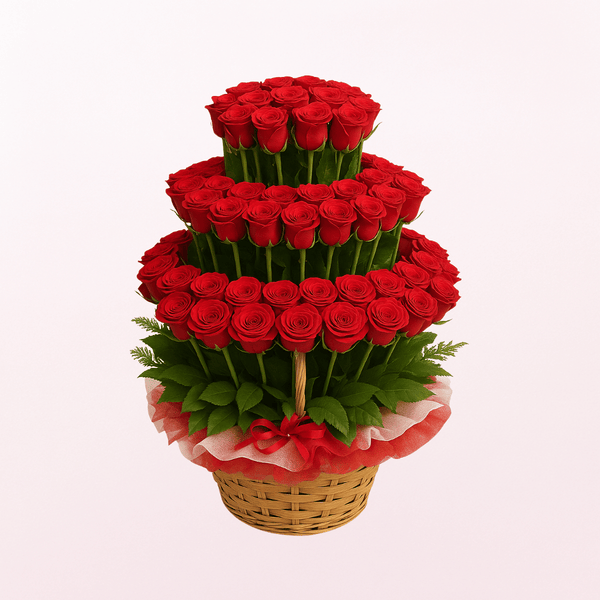 101 Stems - Premium Red Roses
