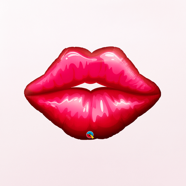 Lips Big Red Kissy SuperShape Foil Balloons